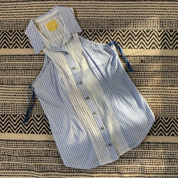 Maeve (Anthropologie) Sleeveless Button Down Top size 4 - Picture 1 of 6